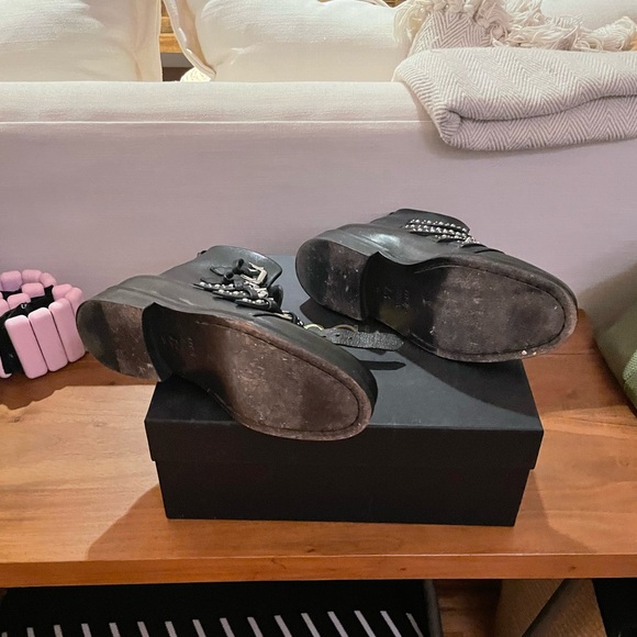 Maje Black Studded Fortune Boots Sz 36 - Picture 8 of 9